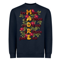 Navy ella es mamá Heavyweight Sweatshirt - JahusDesignShop