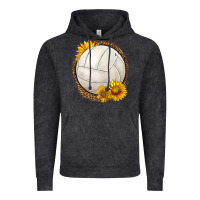 Vintage Black western volleyball with sunflower Vintage Hoodie - HRA Design Shop