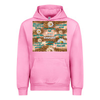 Fuchsia Pink daily reminders Urban Hoodie - TumblerDesignByShophia