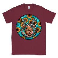 Burgundy horseshoe circle Classic Tee - JahusDesignShop