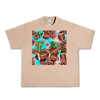 Burro football leopard cactus seamless pattern Urban Heavy Tee - JahusDesignShop