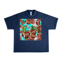 Navy football leopard cactus seamless pattern Urban Heavy Tee - JahusDesignShop