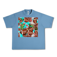 Pebble Blue football leopard cactus seamless pattern Urban Heavy Tee - JahusDesignShop