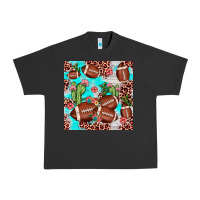 Pigment Black football leopard cactus seamless pattern Urban Heavy Tee - JahusDesignShop