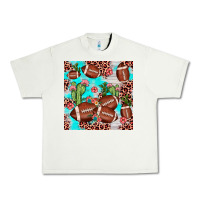 Pistachio football leopard cactus seamless pattern Urban Heavy Tee - JahusDesignShop