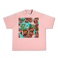 Salmon football leopard cactus seamless pattern Urban Heavy Tee - JahusDesignShop