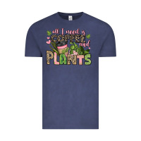 Vintage Denim all i need is coffee and plants Vintage Tee - JahusDesignShop