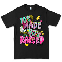 Black 70s made 80s raised Premium Tee - texasbilliewilder