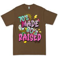 Cacao 70s made 80s raised Premium Tee - texasbilliewilder