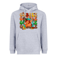 Heather Grey gobble gobble gobble gobble turkey Heavyweight Hoodie - MaliasSmallBusiness