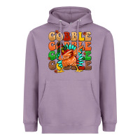 Lavender gobble gobble gobble gobble turkey Heavyweight Hoodie - MaliasSmallBusiness