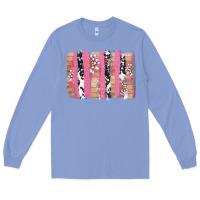Colony Blue v.d cow and lotus brushstrock Long Sleeve Tee - AdoDesignShop
