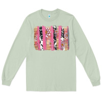 Matcha v.d cow and lotus brushstrock Long Sleeve Tee - AdoDesignShop