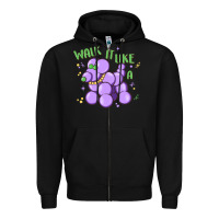 Black walk it like a Zipper Hoodie - MaliasSmallBusiness