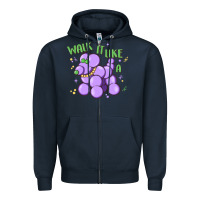 Navy walk it like a Zipper Hoodie - MaliasSmallBusiness