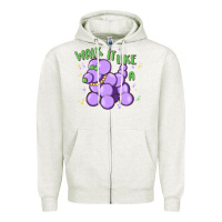 Oatmeal Heather walk it like a Zipper Hoodie - MaliasSmallBusiness