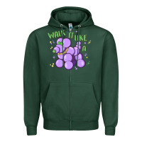Sports Green walk it like a Zipper Hoodie - MaliasSmallBusiness