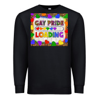 Black Gay Pride Loading LGBTQ Tumbler Premium Sweatshirt - BundleAndBundleShop