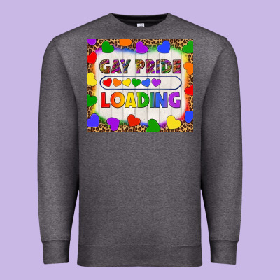 Gay Pride Loading Lgbtq Tumbler Premium Sweatshirt Designed By Bundleandbundleshop