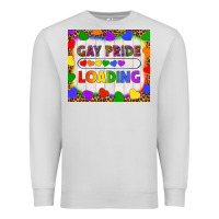 Dove Grey Gay Pride Loading LGBTQ Tumbler Premium Sweatshirt - BundleAndBundleShop