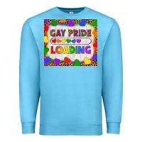 Ocean Blue Gay Pride Loading LGBTQ Tumbler Premium Sweatshirt - BundleAndBundleShop