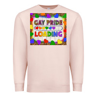 Pale Pink Gay Pride Loading LGBTQ Tumbler Premium Sweatshirt - BundleAndBundleShop