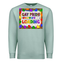 Seafoam Gay Pride Loading LGBTQ Tumbler Premium Sweatshirt - BundleAndBundleShop