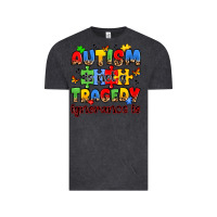 Vintage Black autism is not a tragedy ignorance is Vintage Tee - JahusDesignShop