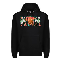 Black Cowhide Floral Feather Cow Mom Premium Hoodie - Bettercallsaul