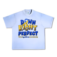 Grape Ice down right perfect down syndrome Urban Heavy Tee - Artiststas