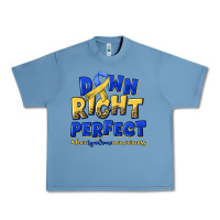 Pebble Blue down right perfect down syndrome Urban Heavy Tee - Artiststas