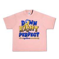 Salmon down right perfect down syndrome Urban Heavy Tee - Artiststas
