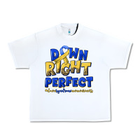 White down right perfect down syndrome Urban Heavy Tee - Artiststas