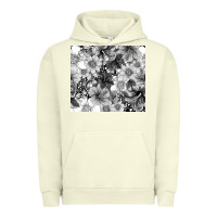 Pigment Pistachio black and white floral Urban Hoodie - TumblerDesignByShophia