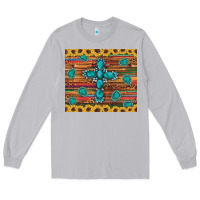 Moon Dust western gemstone cross sunflowers leopard serape glitter wooden tumble Long Sleeve Tee - Artiststas