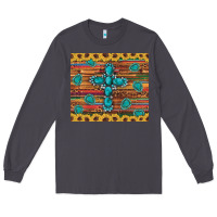 Smoke western gemstone cross sunflowers leopard serape glitter wooden tumble Long Sleeve Tee - Artiststas