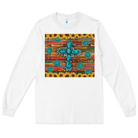 White western gemstone cross sunflowers leopard serape glitter wooden tumble Long Sleeve Tee - Artiststas