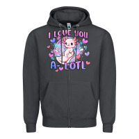 Love You A Lotl Zipper Hoodie | Teevron