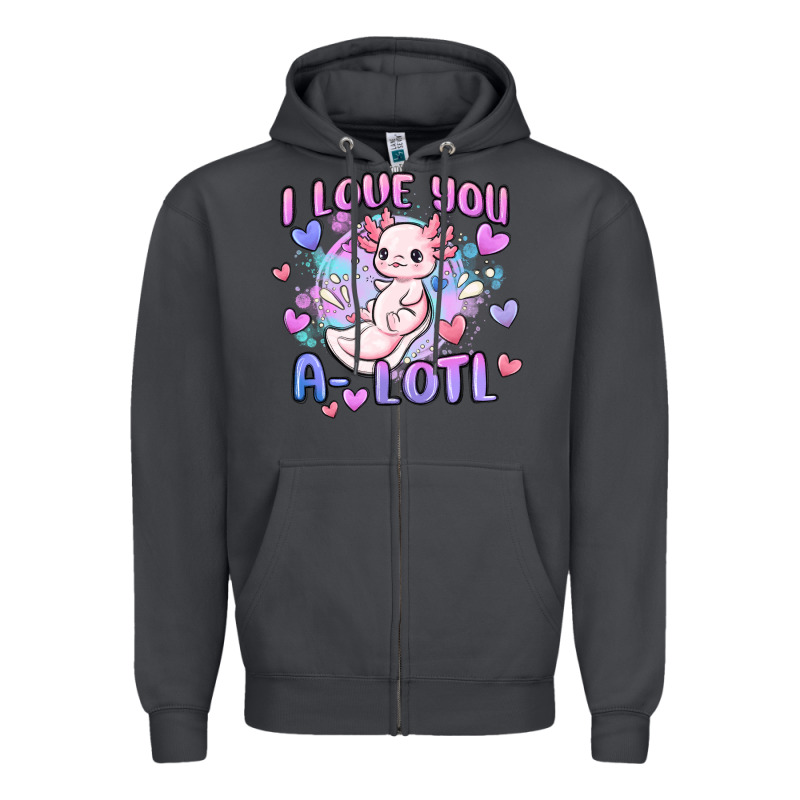 Love You A Lotl Zipper Hoodie by MaliasSmallBusiness | Teevron