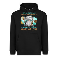 Black A Pinch Of Patience a Das Of Kindness Heavyweight Hoodie - MaliasSmallBusiness