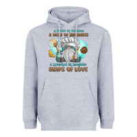 Heather Grey A Pinch Of Patience a Das Of Kindness Heavyweight Hoodie - MaliasSmallBusiness