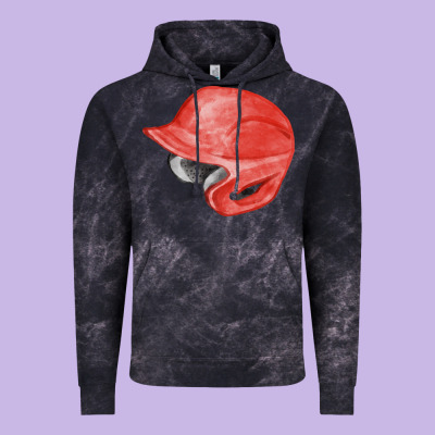 Red Baseball Helmet Fa Element Vintage Hoodie Designed By Fadigitalartstudio