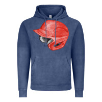 Vintage Denim red baseball helmet fa element Vintage Hoodie - FaDigitalArtStudio
