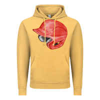 Vintage Mustard red baseball helmet fa element Vintage Hoodie - FaDigitalArtStudio