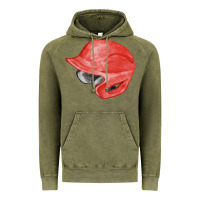 Vintage Olive red baseball helmet fa element Vintage Hoodie - FaDigitalArtStudio