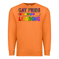 Carrot Western Gay Pride Loading LGBTQ+ Premium Sweatshirt - BundleAndBundleShop