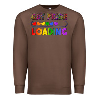 Chestnut Western Gay Pride Loading LGBTQ+ Premium Sweatshirt - BundleAndBundleShop