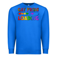 True Royal Western Gay Pride Loading LGBTQ+ Premium Sweatshirt - BundleAndBundleShop