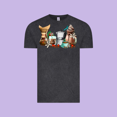 Coffee Tools Coffee Cups Vintage Tee Designed By Adodesignshop