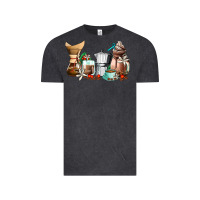 Vintage Black coffee tools coffee cups Vintage Tee - AdoDesignShop